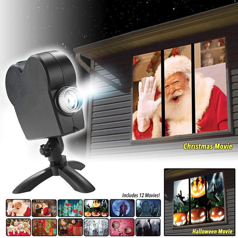 Window Projector Wonderland Christmas Projector TV Halloween Projector