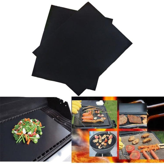 Non-stick BBQ Grill Mat Barbecue Baking Liners Reusable Teflon Cooking Sheets 33x40cm Cooking Tool