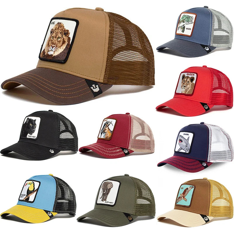 Trucker Hat Baseball Caps Male Snapback Mesh Hats Caps for Men Female Outdoor Casual Sun Hat