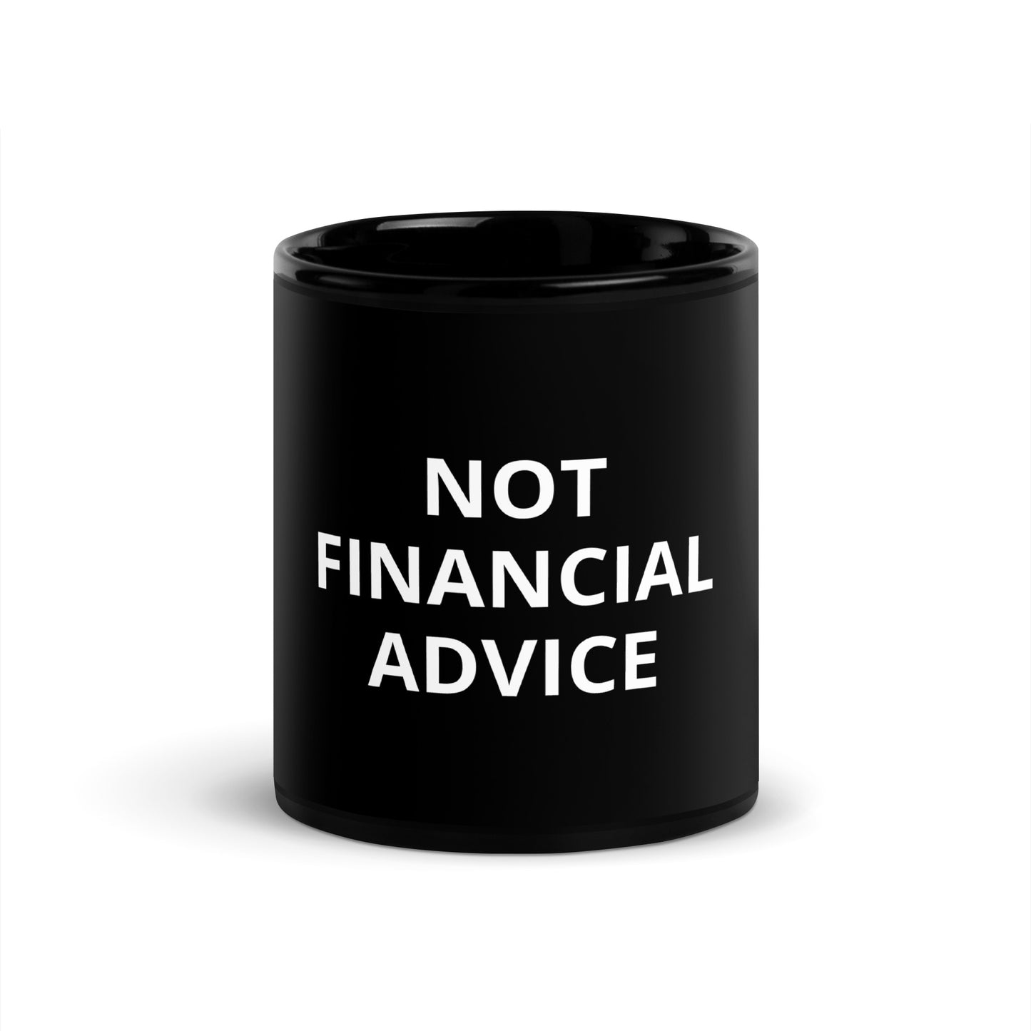 Not Financial Advice - Black Mug