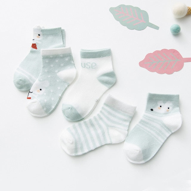 Cotton Mesh Cute Baby Socks