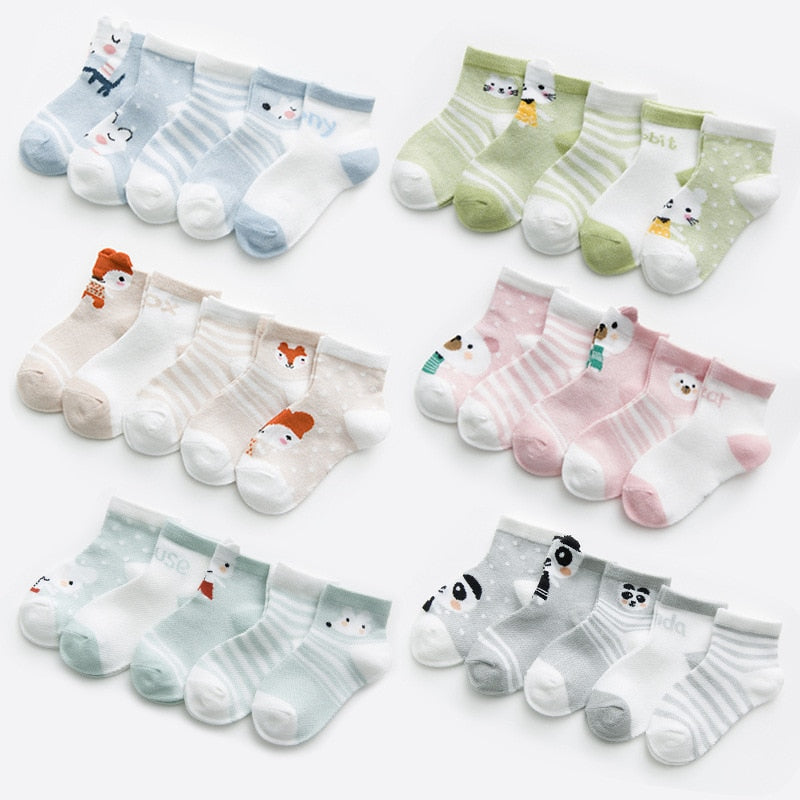 Cotton Mesh Cute Baby Socks