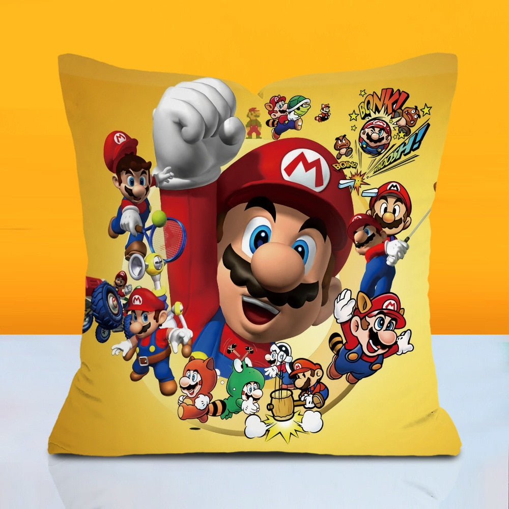 Super Mario Bros Pillow Cover